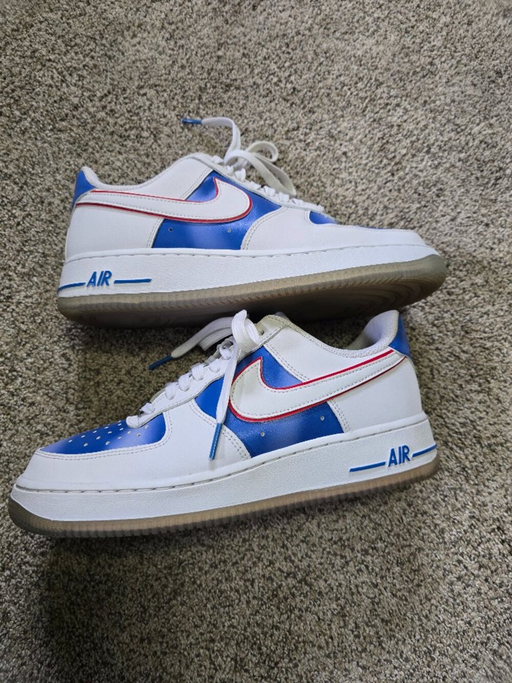 Nike Air Force 1 07 Low White Pacific Blue DC1404 100 Mens 7.5 Womens 9